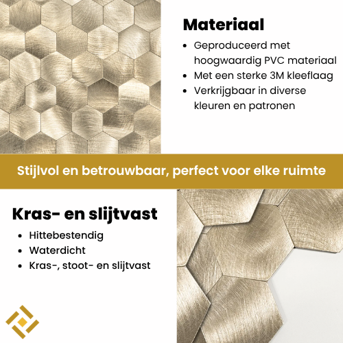 plaktegels goud