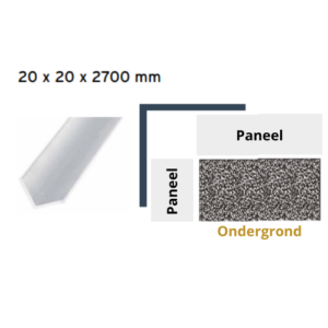 Hoekprofiel wandpanelen