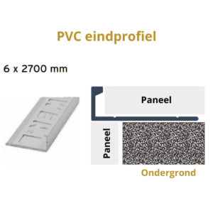 PVC eindprofiel