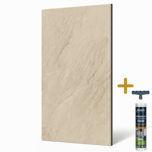 beige wandpanelen
