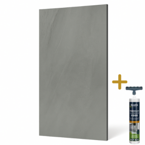 betonlook wandpanelen middelgrijs