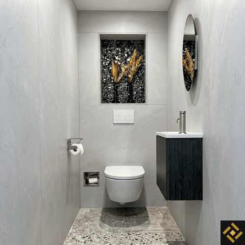 wandpaneel wc betonlook lichtgrijs