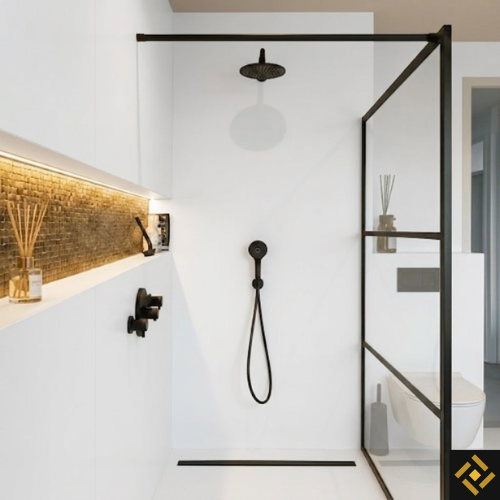 witte wandpanelen badkamer