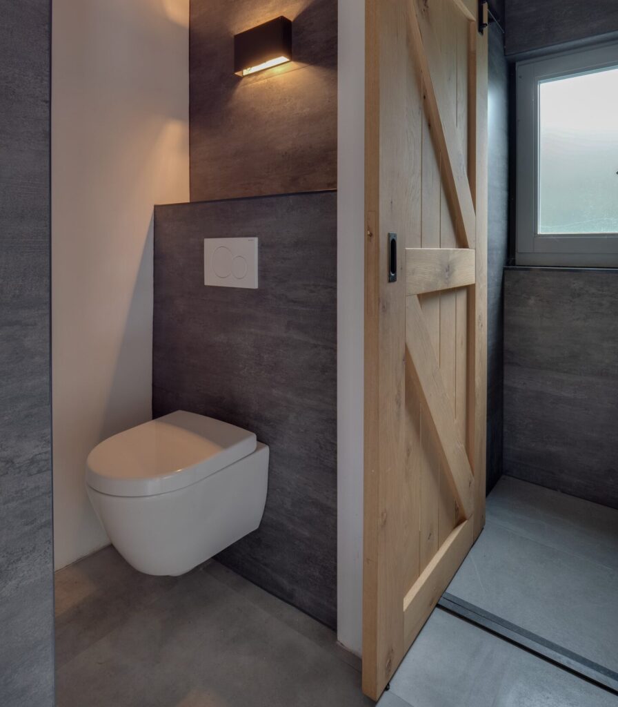 achterwand toilet