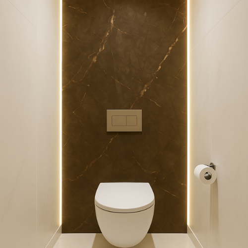 kunststof wandpanelen toilet