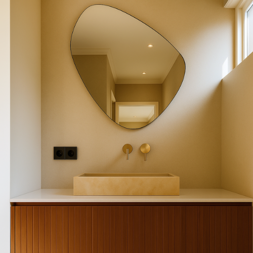 lichte kleur wandpanelen beige