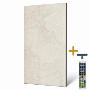 natuursteen wandpaneel beige wit