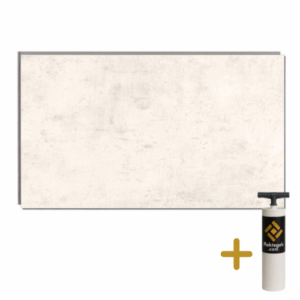 Tegelpaneel 65 x 37,5 cm - Licht beige betonlook - Set van 8