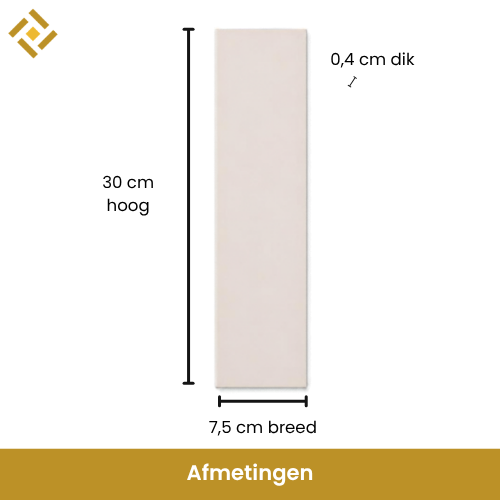 afmeting beige plaktegels