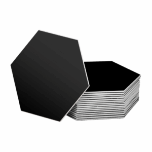 hexagon tegels zwart plaktegels