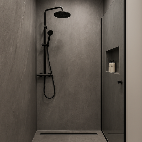 betonlook in badkamer