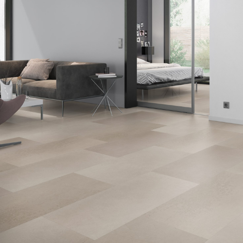 click pvc tegels beige