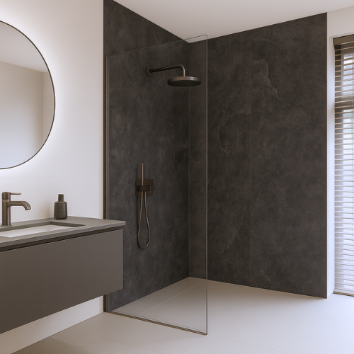 douche achterwand panelen