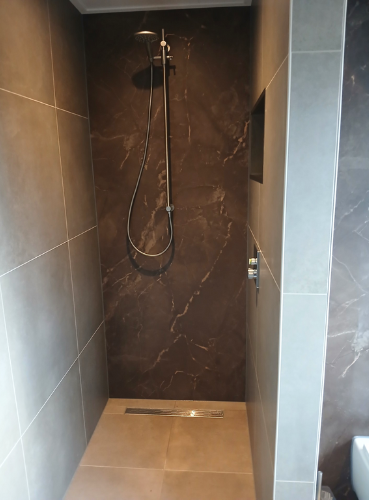 douche achterwand panelen