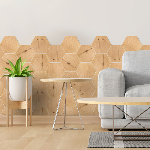hexagon-muurdecoratie