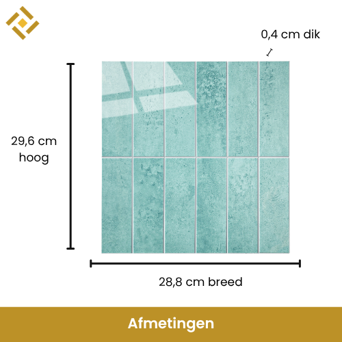 lichtblauwe wandtegels