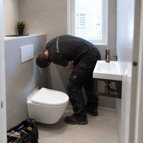 in 1 dag wc renoveren