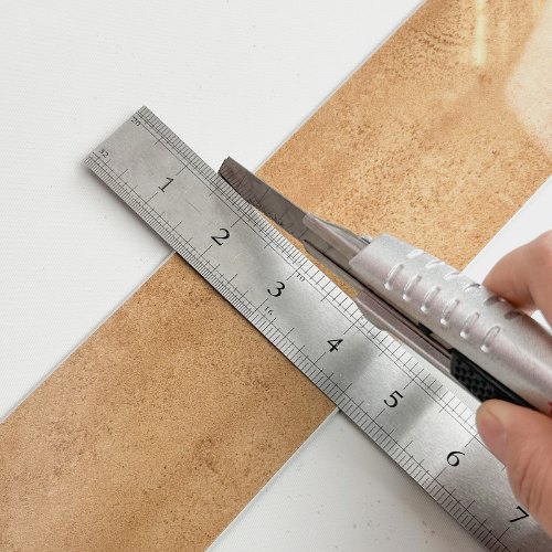 langwerpige tegels terracotta op maat snijden
