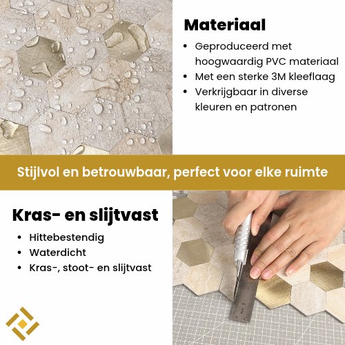 zelfklevend mozaïek natuursteen materiaal