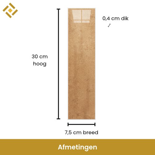 zelfklevende tegels terracotta afmetingen